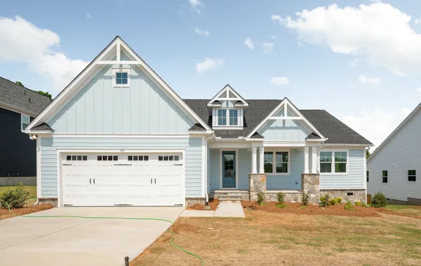 exterior of a new home in the juniper grove community by enchanted homes