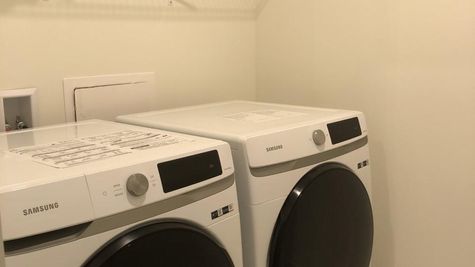 washer & dryer are an option to add