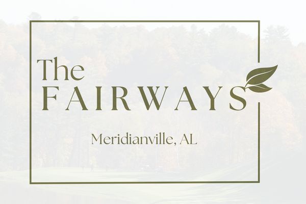 Logo for The Fairways a new construction community in Meridianville, AL