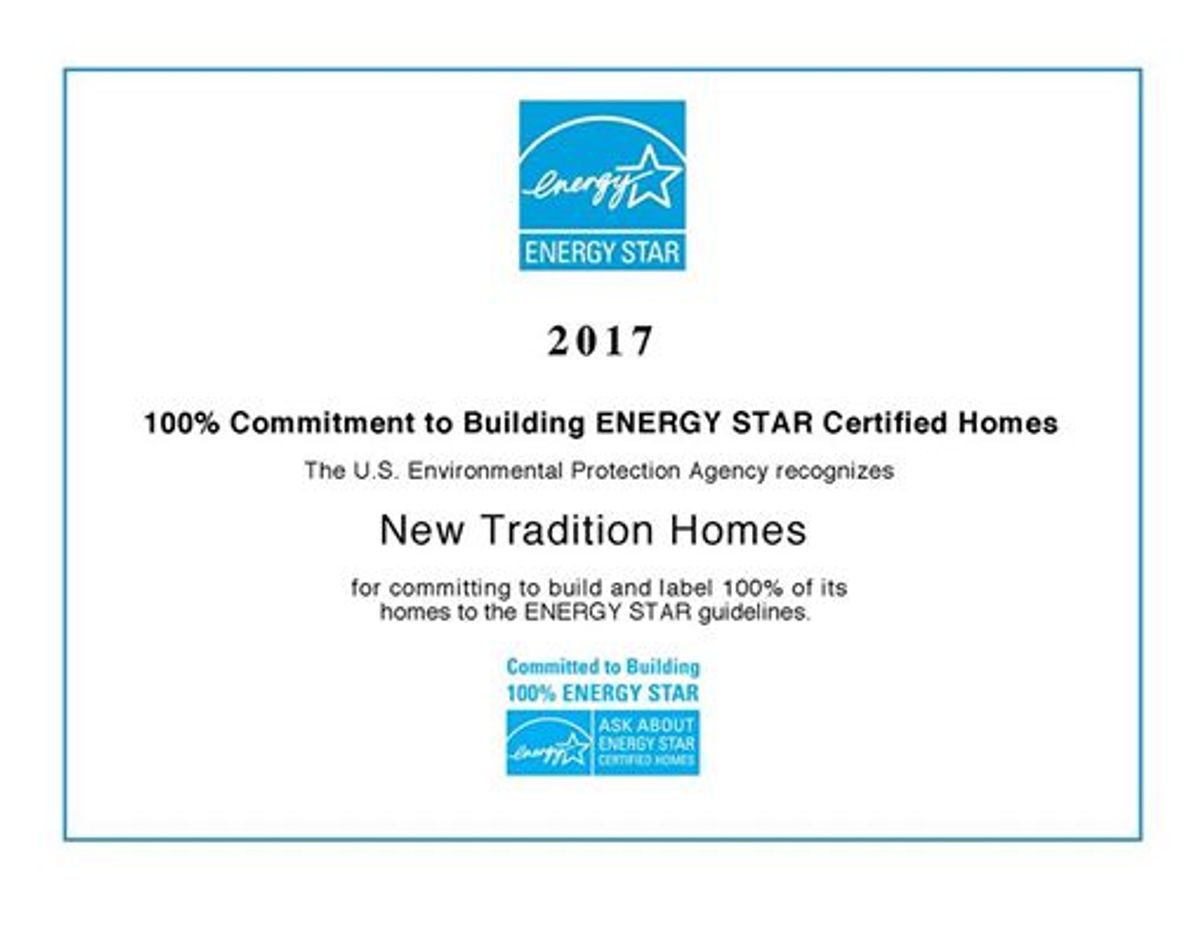 Logo - 100% Commitment to Building ENERGY STAR Homes