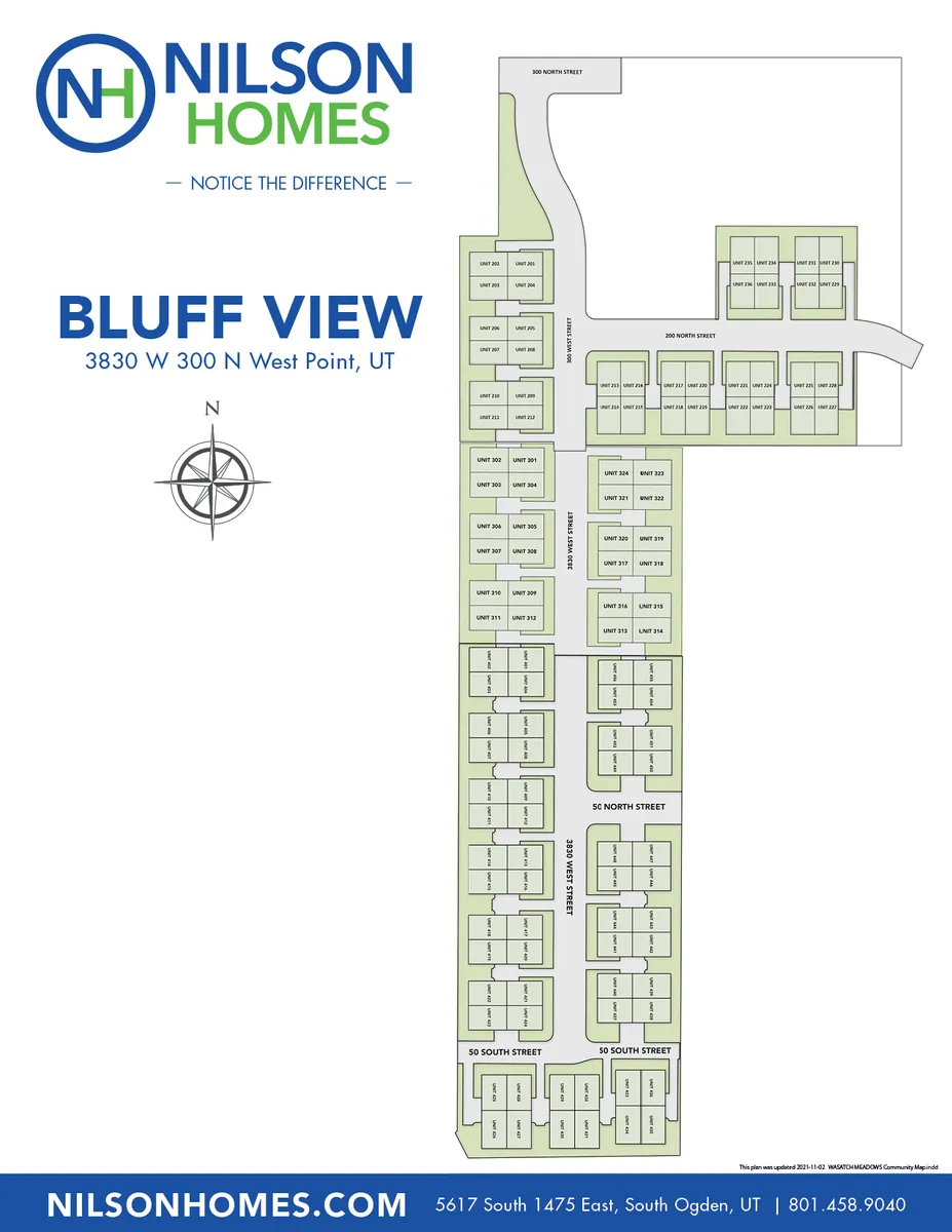 BLUFF VIEW Site Plan
