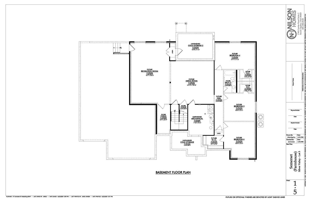 Somerset Floor Plan #001 Photo