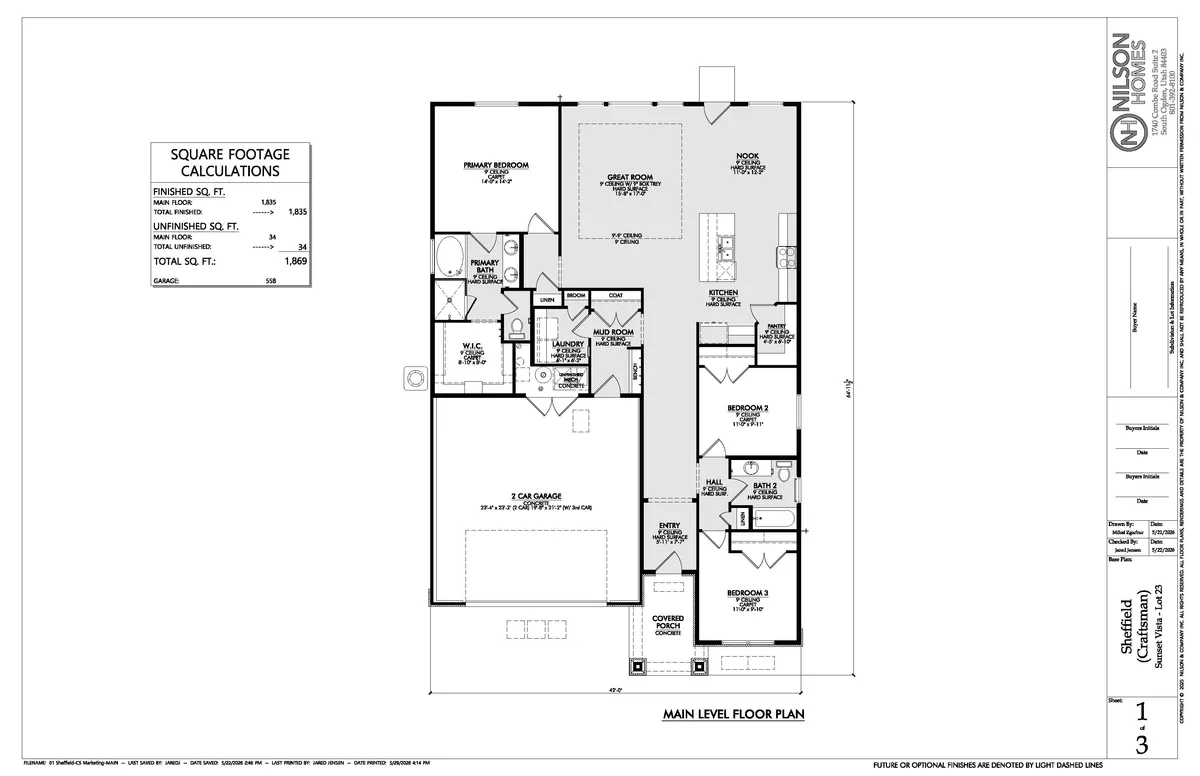 Sheffield Floor Plan #001 Photo