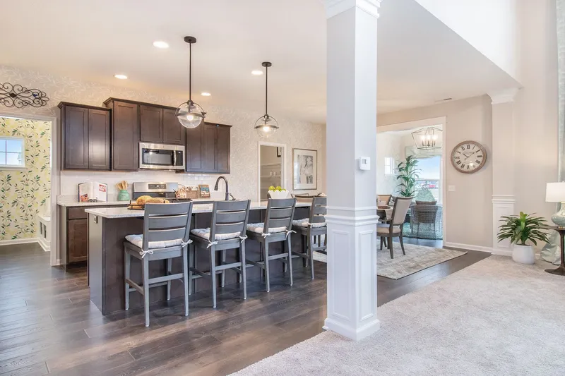 kitchen in belmont woods community by olthof homes