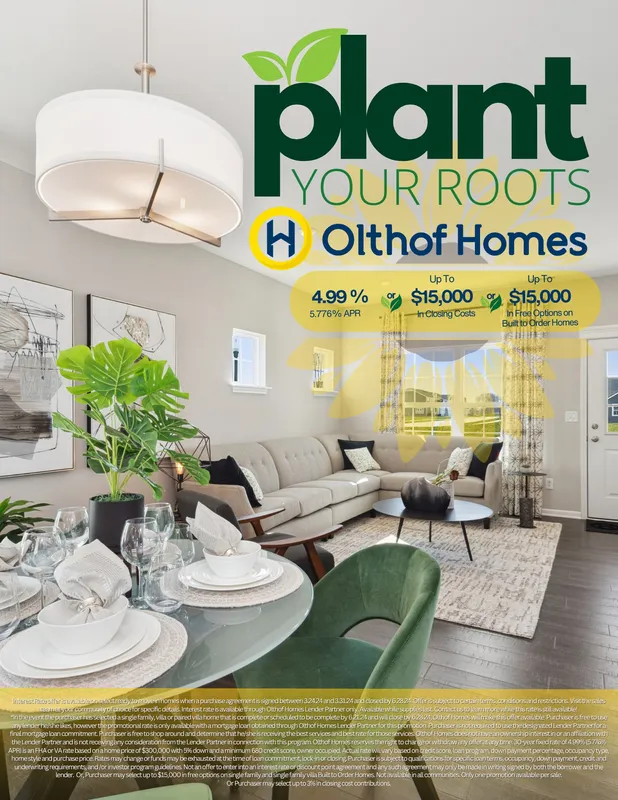 Plant Your Roots with Olthof Homes!
