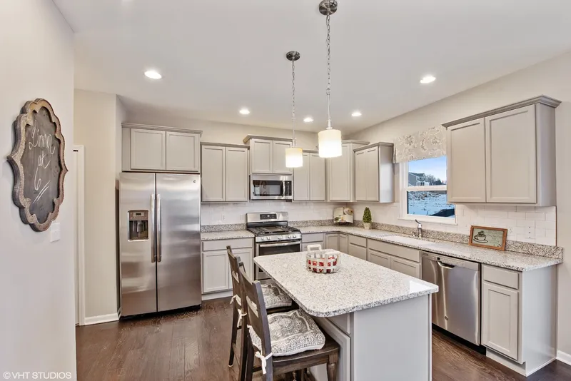 kitchen in emerald crossing community by olthof homes