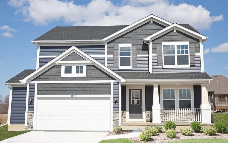 new home in clover grove community  by olthof homes