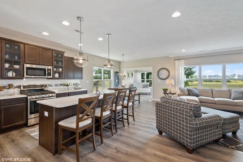kitchen in canyon creek community by olthof homes