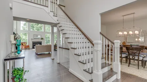 Foyer - (Shown with Upgraded Staircase)