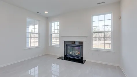The Zinnia Great Room with Optional Gas Fireplace