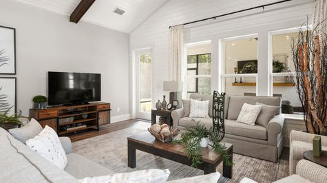 The Gilchrist Model Living Room