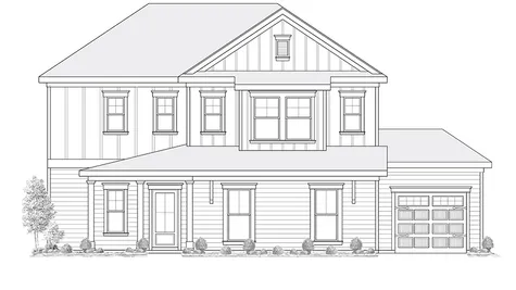 Grant two-story home front elevation