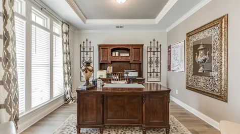 Tolbert Model Home, Formal Dining Room as an Office