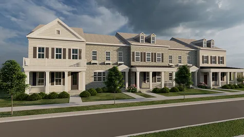 Sumter I & II Townhomes, Lots 103-107 rendering of front elevation