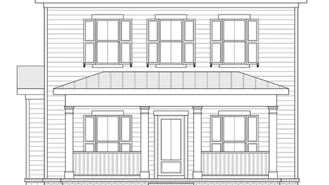 Russell Floor Plan, 3412 Patcham Dr., Lot 545 • Nolensville, TN