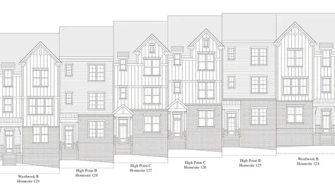 Westbrook B and High Point B & C Townhomes Elevation