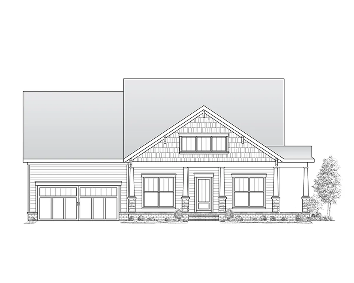 Collinsville I, Elevation A With Wraparound Porch