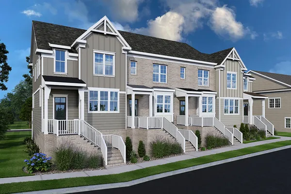 Westbrook B & High Point B2 Townhomes at Carothers Farms rendering