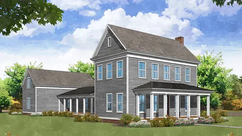Hudson TM color rendering of 2-story home
