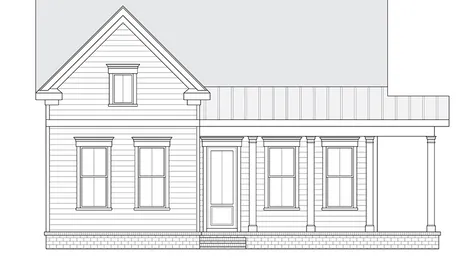 Providence I With Wrap-Around Porch elevation