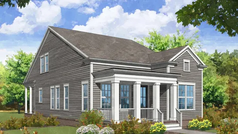 Fairchild color rendering of 2-story home