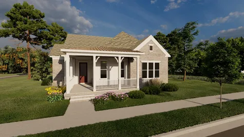 Granny White one-level home rendering