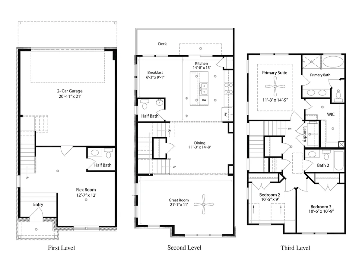 231 Ben Hill Dr. • Westbrook B Floor Plans