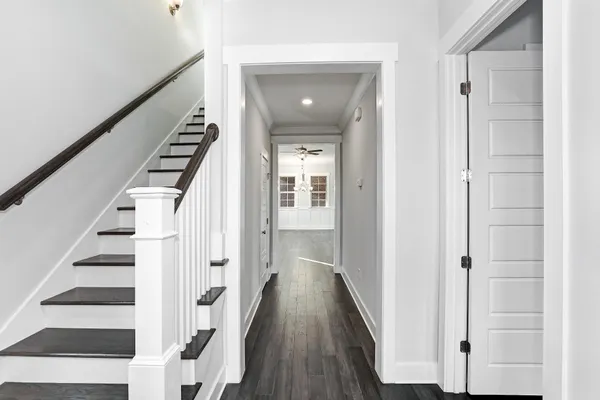 Arlington B Front Entry Hall & Staircase