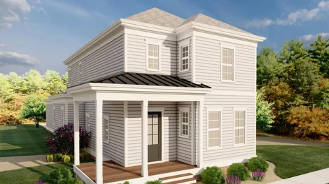 Arlington A, 2-story home color rendering