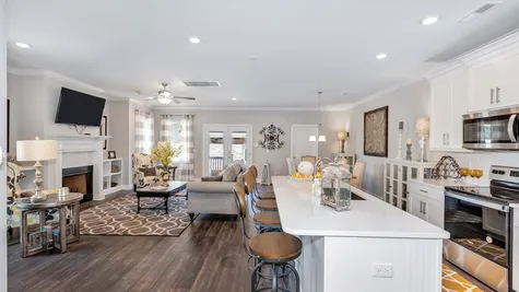 Sumter Model Home, Open Concept Living Area at Town Madison