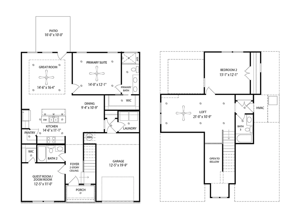 Fernvale III Townhomes Floor plans