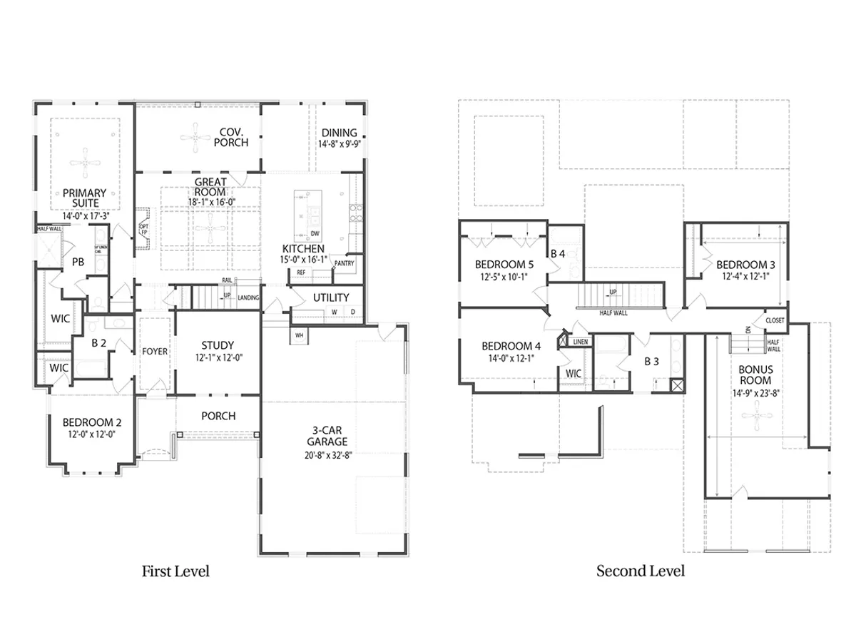 Tolbert II Floor Plans, Lot 302, 7305 Lake Rd., Fairview, TN