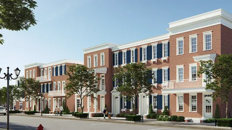 Tollgate Village Town Center Rendering of townhomes