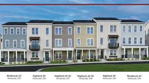 Westbrook & Highland Townhomes at Tollgate Village