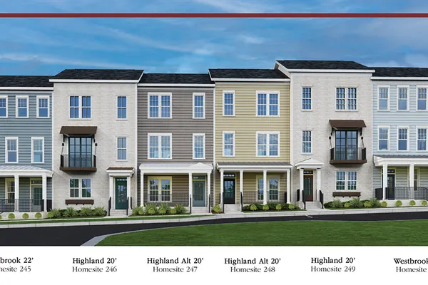 Westbrook & Highland Townhomes at Tollgate Village Town Center