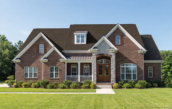 Moticello II, Front Elevation Rendering, 7307 Lake Rd., Fairview, TN