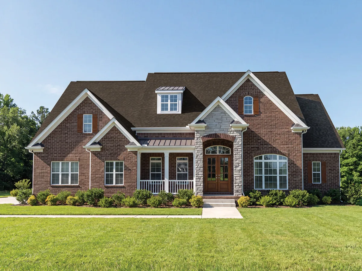 Moticello II, Front Elevation Rendering, 7307 Lake Rd., Fairview, TN