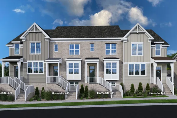 Westbrook B & High Point B2 Townhomes at Carothers Farms rendering