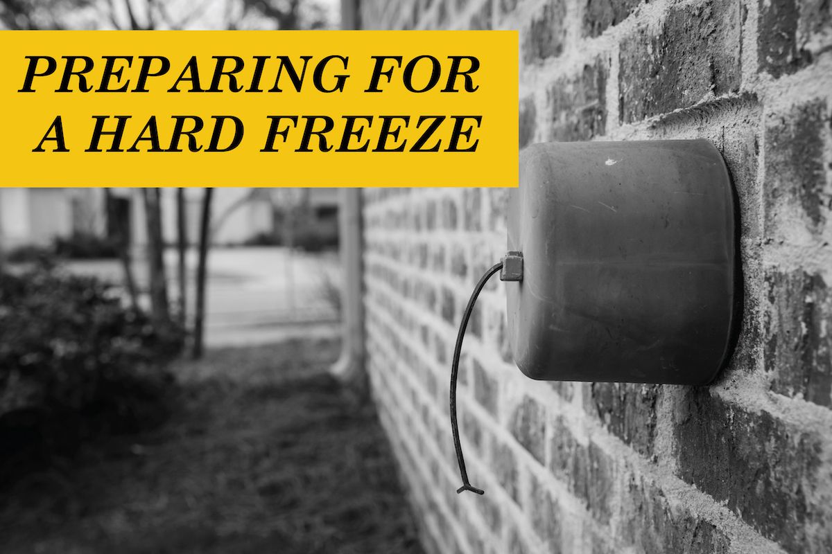 Tips for Preparing for a Hard Freeze