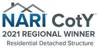 2021 NARI Contractor of the Year - Region 3 North Central - Residential Detached Structure Regional Award