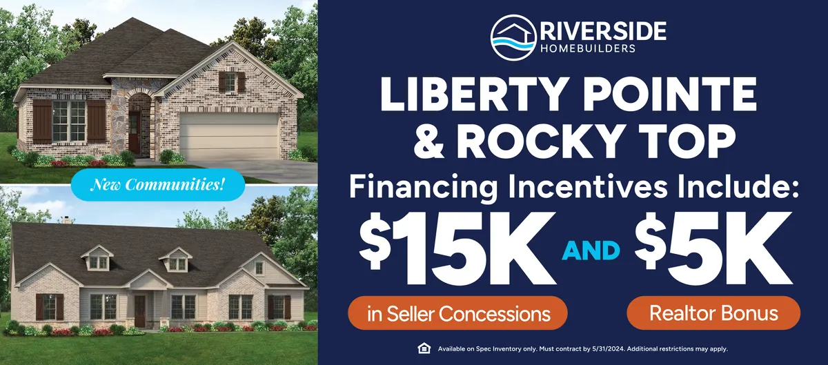 Liberty Ridge and Rocky Top Incentive graphic.