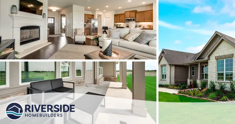 New Riverside Homebuilders homes for sale in new home community of Oak Valley in Terrell, TX!