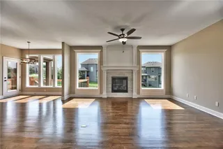Great Room. PICTURES ARE OF PREVIOUS SPEC OR MODEL HOME AND MAY FEATURE UPGRADES. NOT ACTUAL HOME.