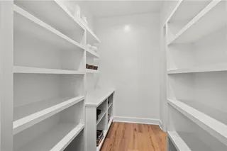 Large pantry with window for Natural light.
