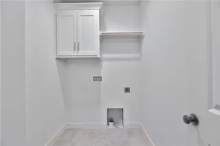 Laundry Room on Main Level. Picture is of Actual Home.