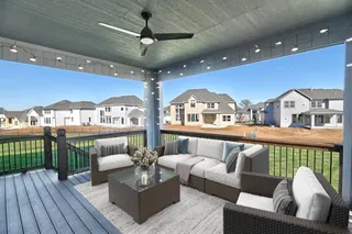 Outdoor Living Area Virtually Staged.