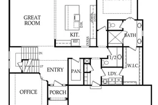 Main Level floorplan.
