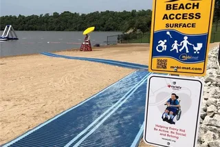 Lake Olathe - Beach is ADA Accessible
