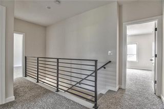 Upgraded Horizontal Stair Railing. Picture is of Actual Home. 