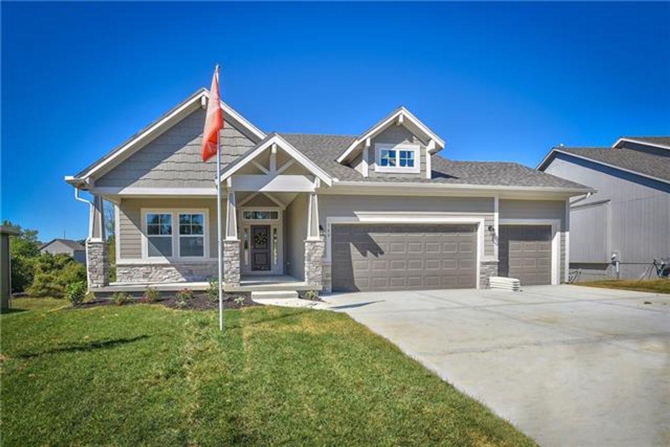 Fremont II - RanchFront Elevation. Picture is of Previous Model, Not Actual Home.